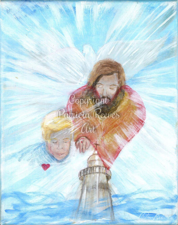 Jesus Comforts Trump - Signed Print